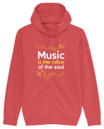 MUSIC Hanorac cu fermoar Unisex Connector