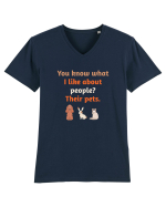 PET Tricou mânecă scurtă guler V Bărbat Presenter