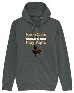 PIANO Hanorac cu fermoar Unisex Connector