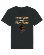 PIANO Tricou mânecă scurtă Unisex Rocker