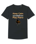 PIANO Tricou mânecă scurtă guler larg Bărbat Skater