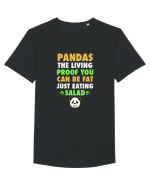 PANDA Tricou mânecă scurtă guler larg Bărbat Skater