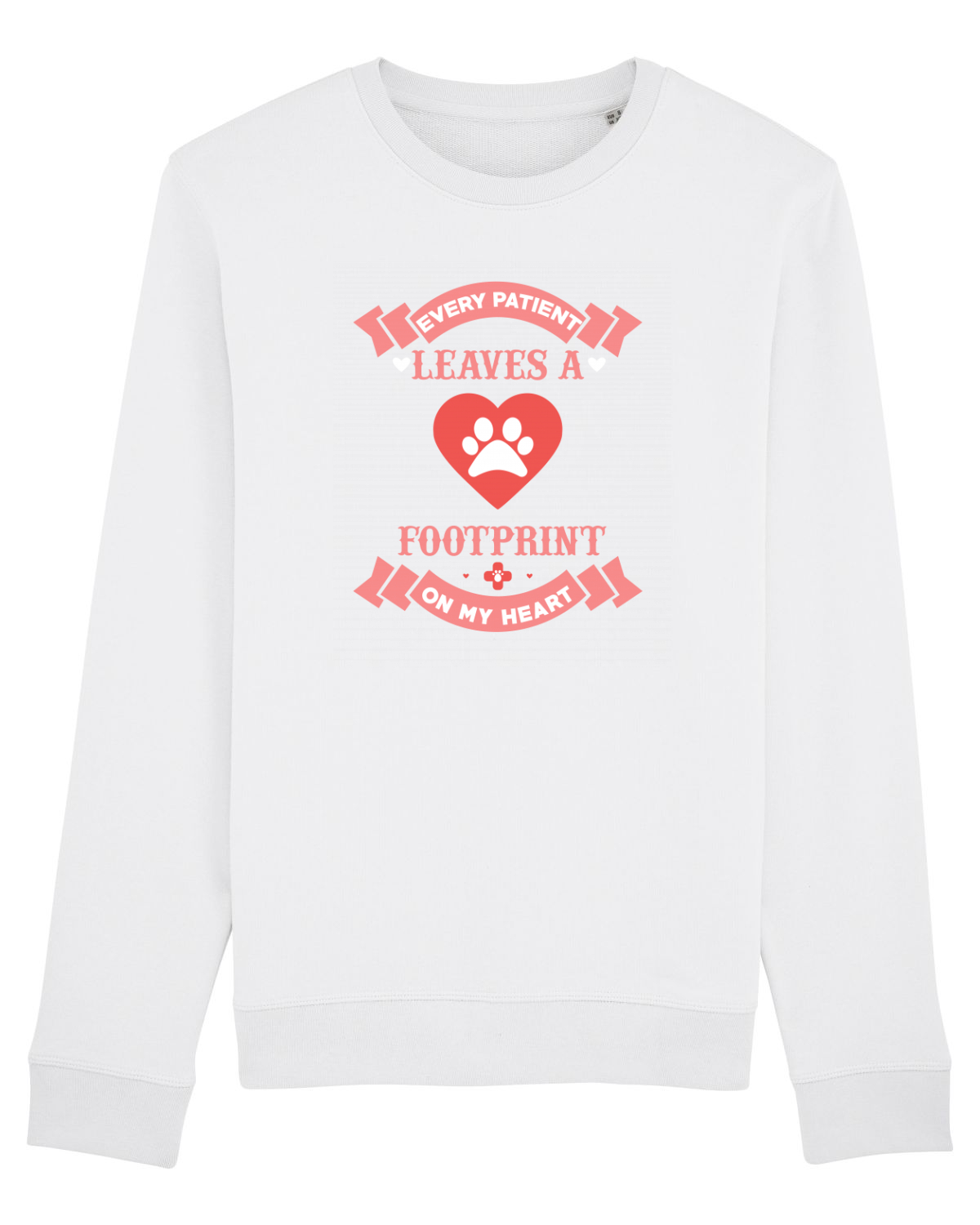 Bluză mânecă lungă Unisex Rise White