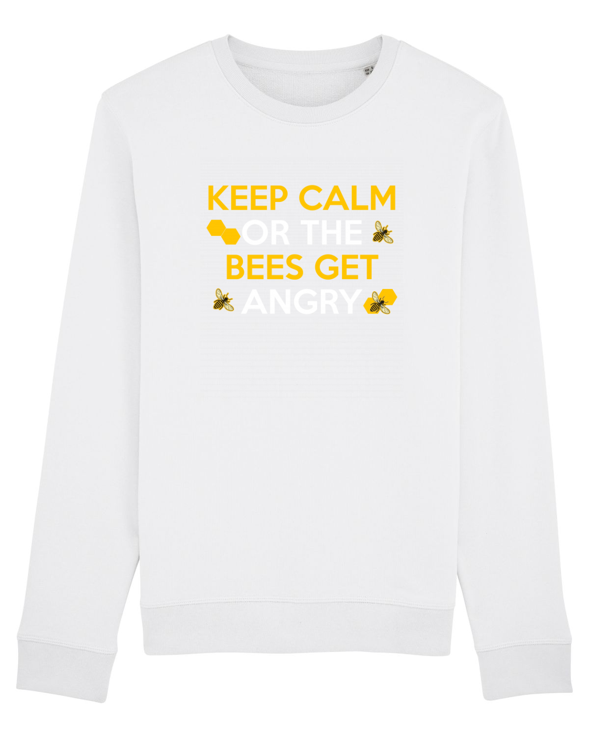 Bluză mânecă lungă Unisex Rise White