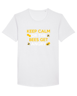 BEES Tricou mânecă scurtă guler larg Bărbat Skater