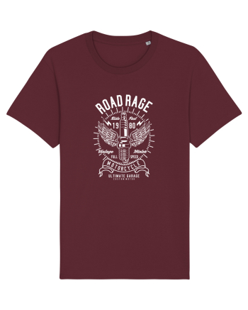 Road Rage Moto White Burgundy