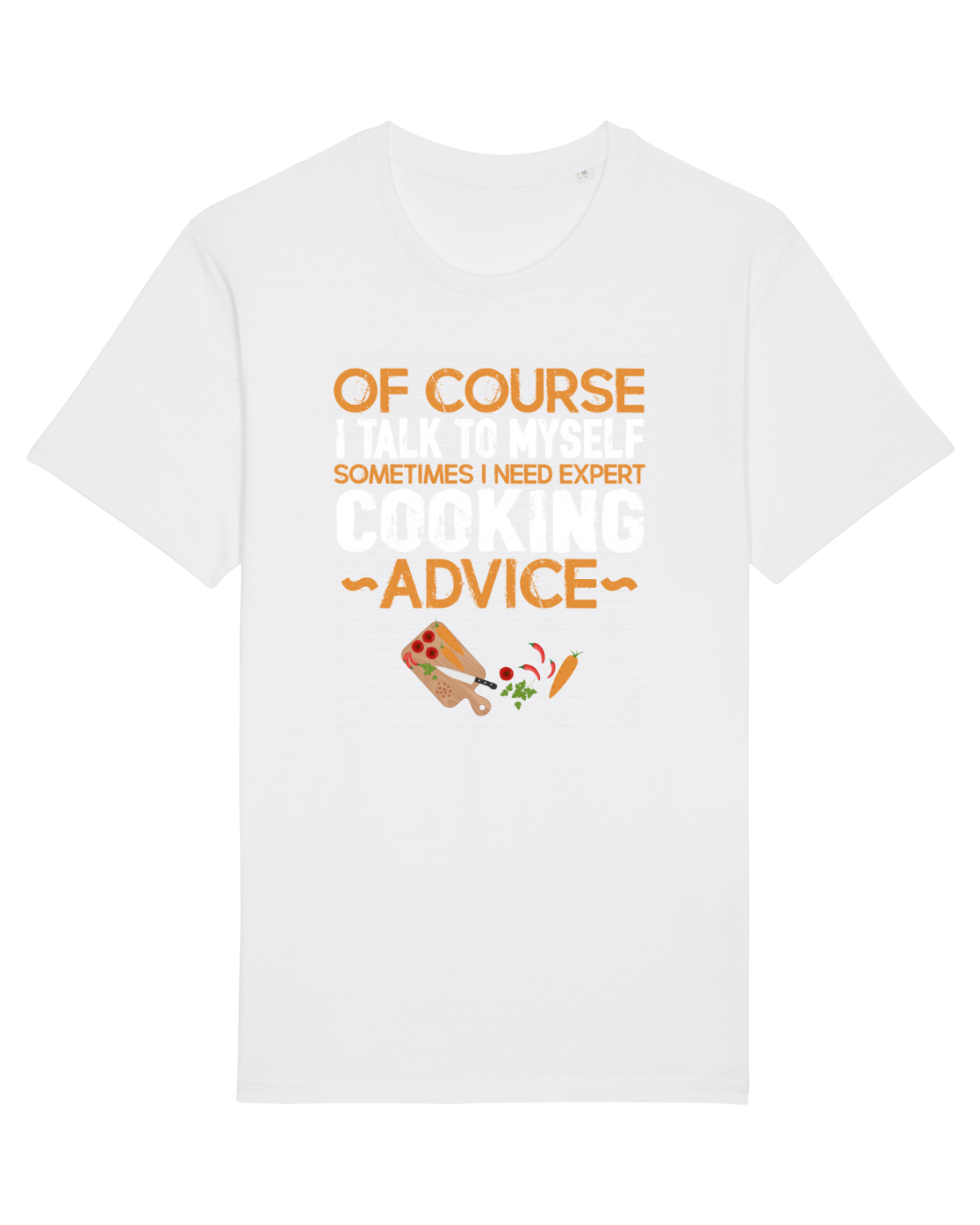 Tricou mânecă scurtă Unisex Rocker White