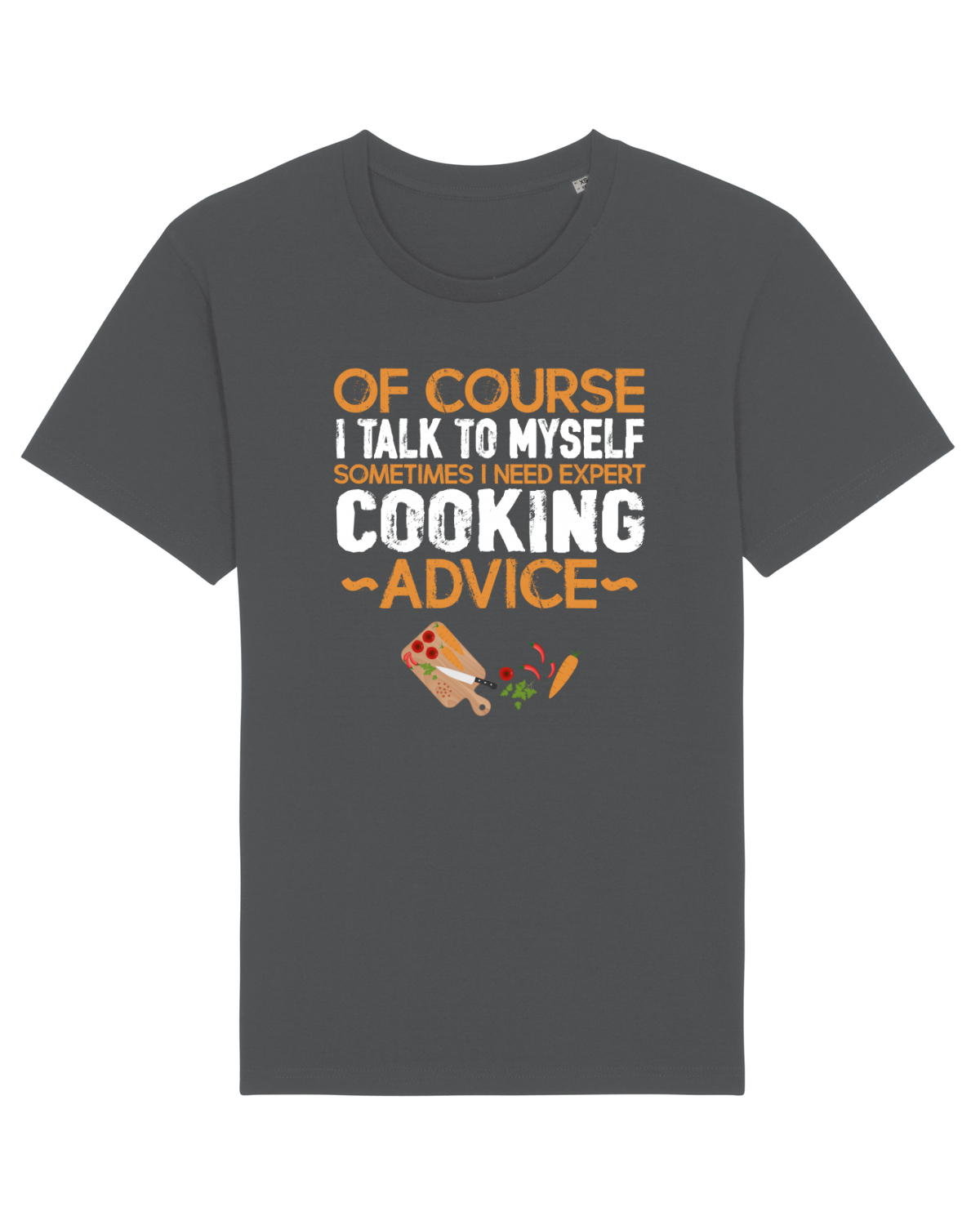 Tricou mânecă scurtă Unisex Rocker Anthracite