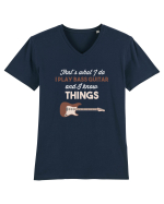 BASS GUITAR Tricou mânecă scurtă guler V Bărbat Presenter