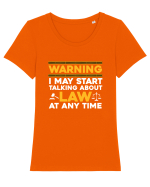 LAW Tricou mânecă scurtă guler larg fitted Damă Expresser
