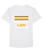 LAW Tricou mânecă scurtă guler larg Bărbat Skater