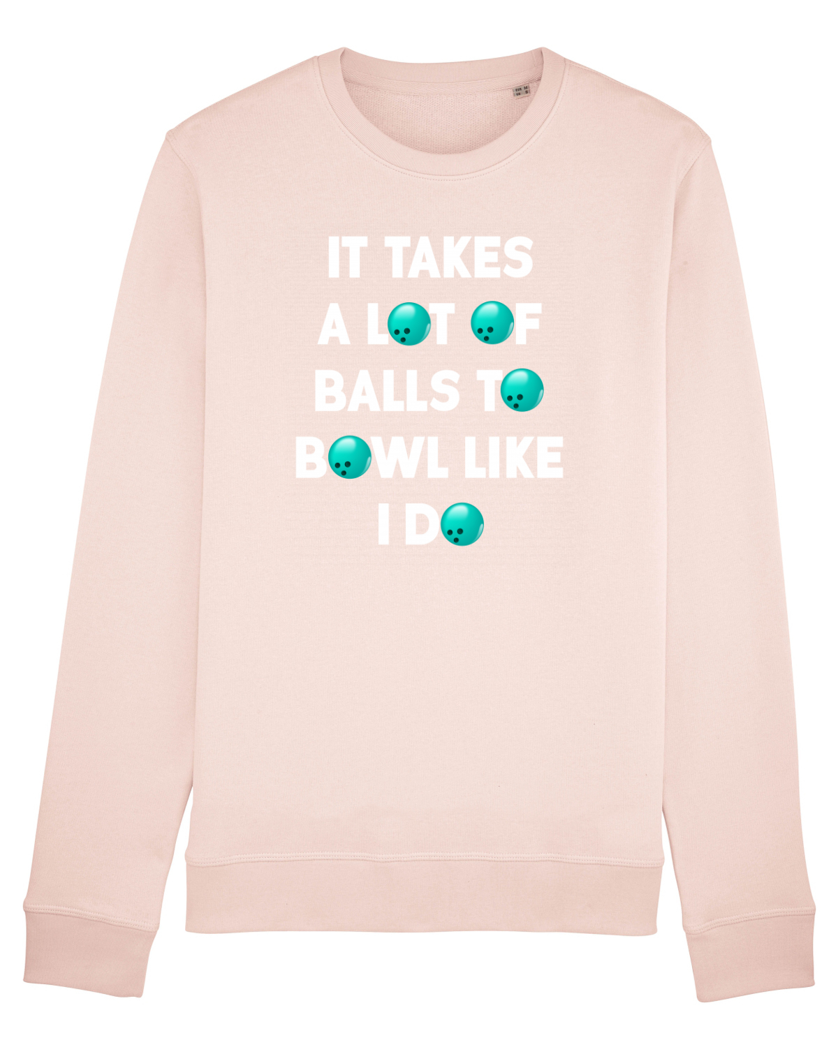 Bluză mânecă lungă Unisex Rise Candy Pink