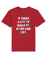 BOWLING Tricou mânecă scurtă Unisex Rocker