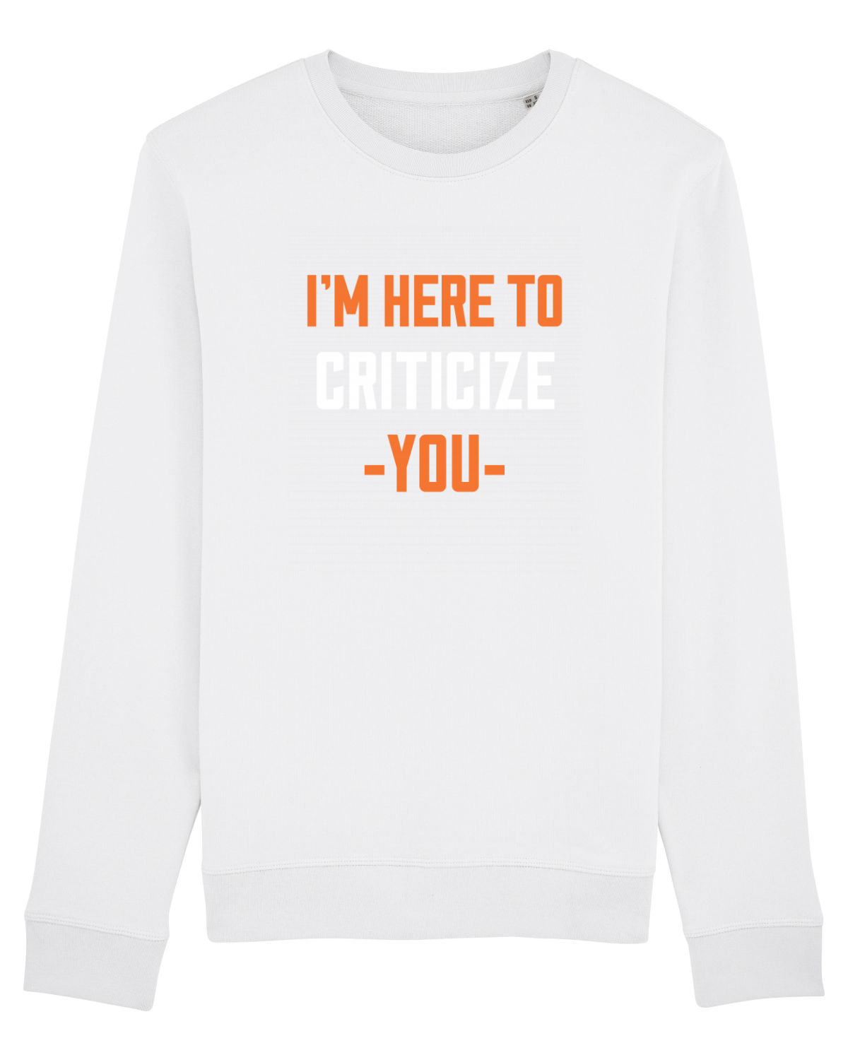 Bluză mânecă lungă Unisex Rise White