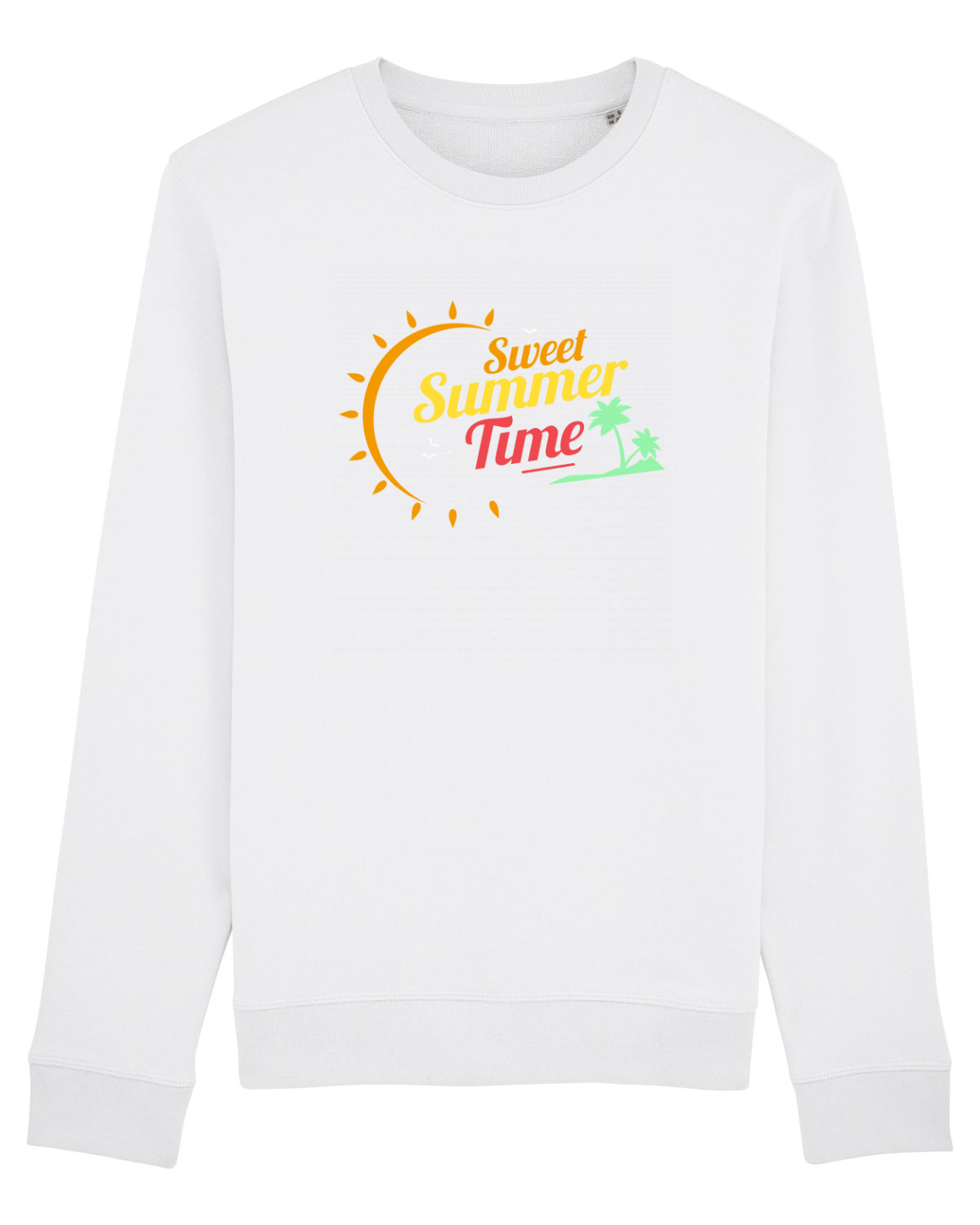 Bluză mânecă lungă Unisex Rise White