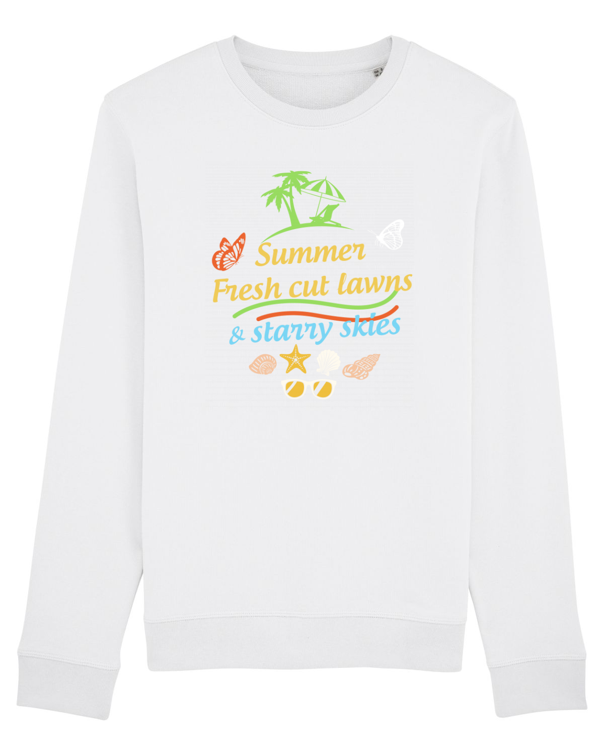 Bluză mânecă lungă Unisex Rise White