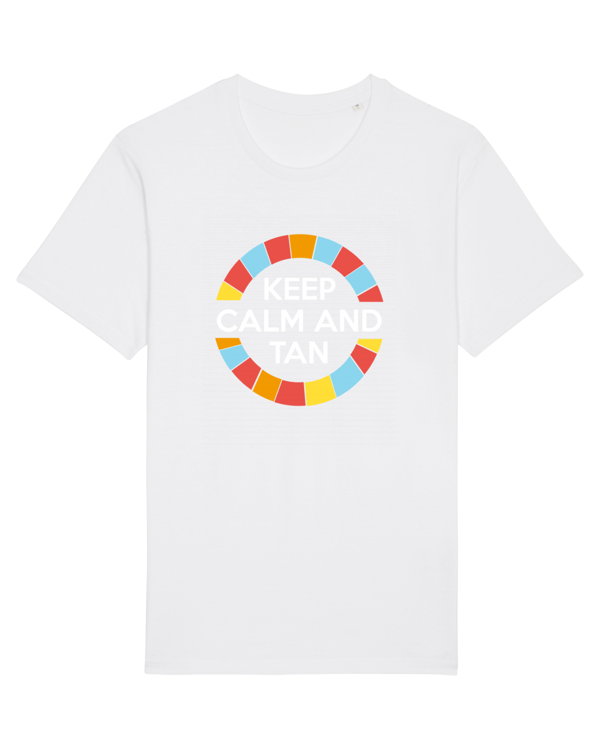 Tricou mânecă scurtă Unisex Rocker White