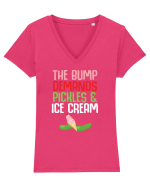 BUMP Tricou mânecă scurtă guler V Damă Evoker