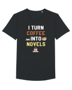 COFFEE Tricou mânecă scurtă guler larg Bărbat Skater