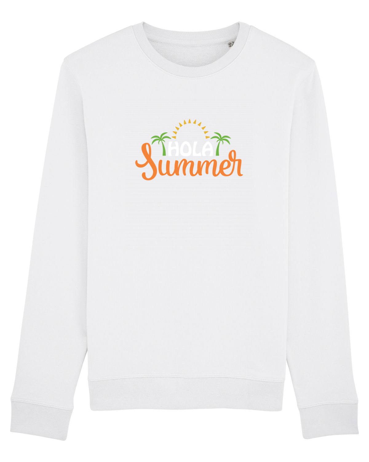 Bluză mânecă lungă Unisex Rise White