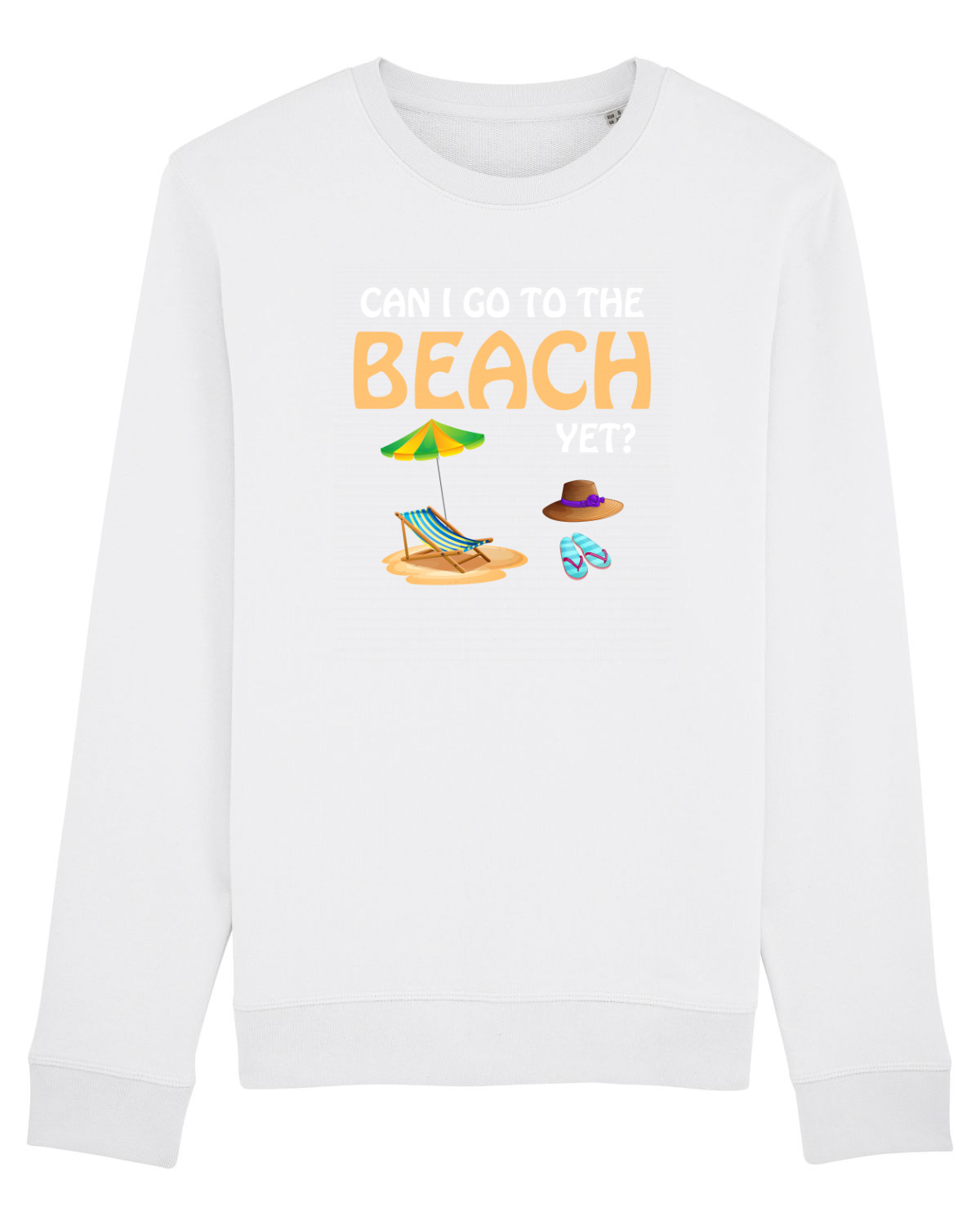 Bluză mânecă lungă Unisex Rise White