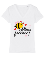 Be mine forever Tricou mânecă scurtă guler V Damă Evoker