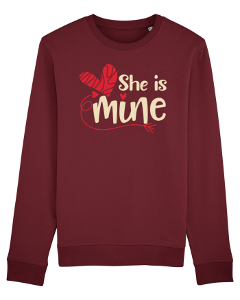 She is mine Burgundy