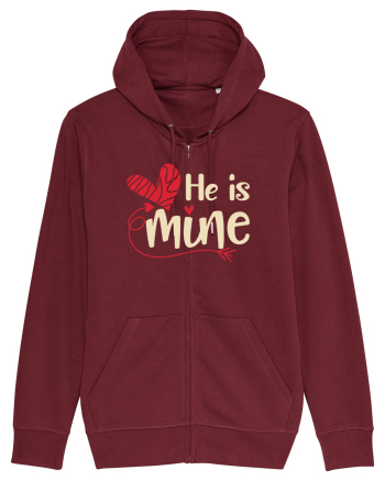 He is mine Burgundy