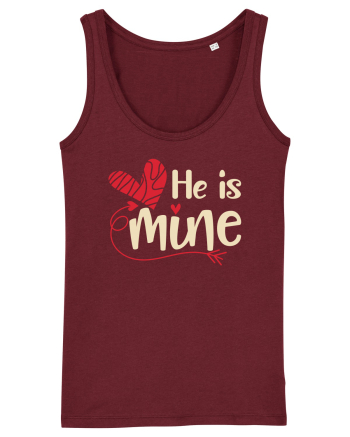 He is mine Burgundy