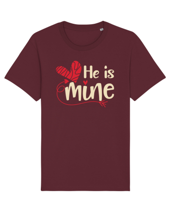 He is mine Burgundy