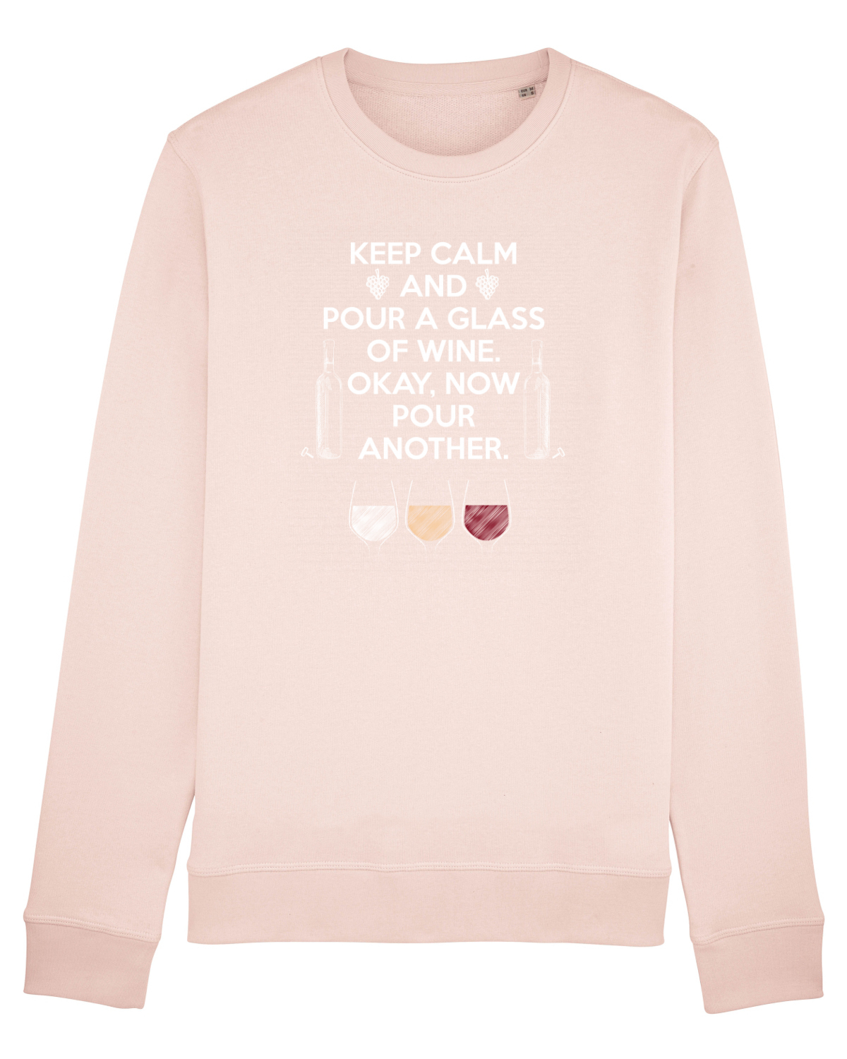 Bluză mânecă lungă Unisex Rise Candy Pink