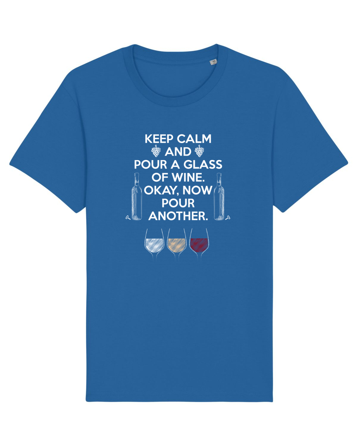 Tricou mânecă scurtă Unisex Rocker Royal Blue