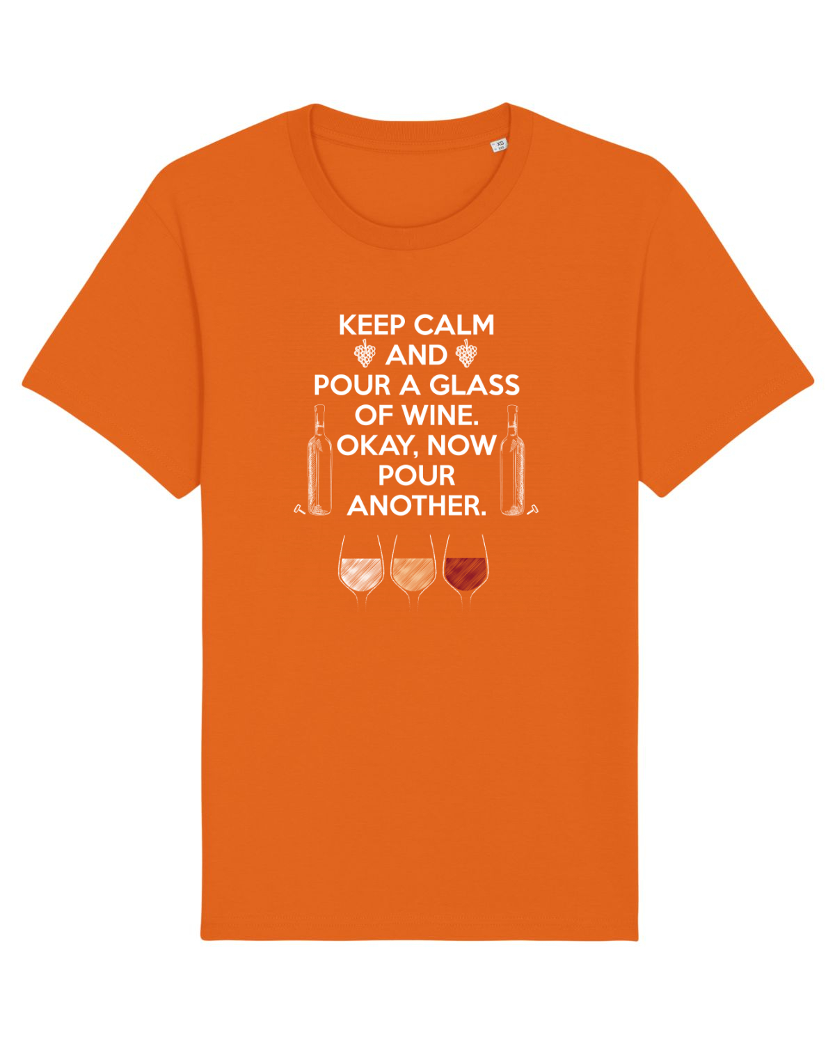 Tricou mânecă scurtă Unisex Rocker Bright Orange