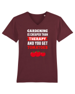 GARDENING Tricou mânecă scurtă guler V Bărbat Presenter
