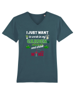 GARDENING Tricou mânecă scurtă guler V Bărbat Presenter