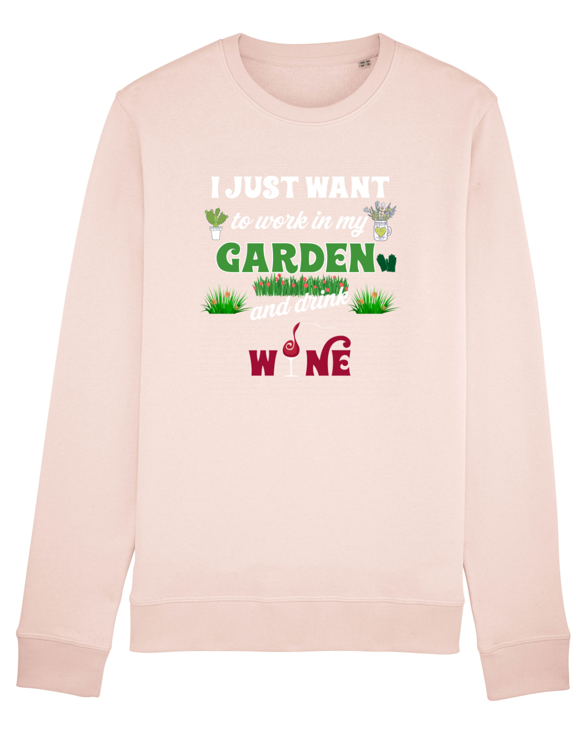 Bluză mânecă lungă Unisex Rise Candy Pink