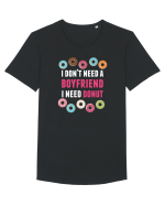 DONUT Tricou mânecă scurtă guler larg Bărbat Skater