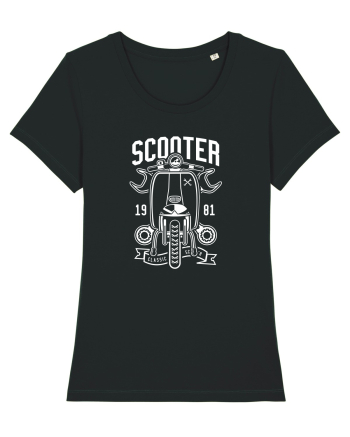 Scooter Classic Vespa White Black