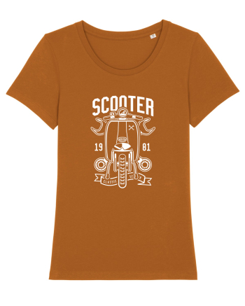 Scooter Classic Vespa White Roasted Orange