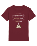 COFFEE Tricou mânecă scurtă  Copii Mini Creator