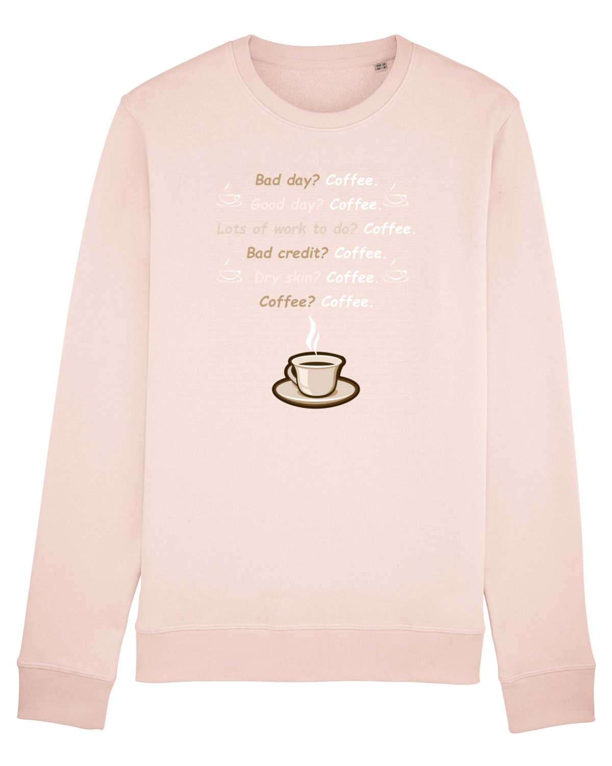 Bluză mânecă lungă Unisex Rise Candy Pink