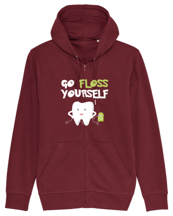 FLOSS TEETH Burgundy