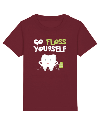FLOSS TEETH Burgundy