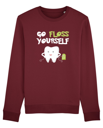 FLOSS TEETH Burgundy