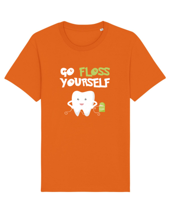 FLOSS TEETH Bright Orange