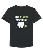 FLOSS TEETH Tricou mânecă scurtă guler larg Bărbat Skater