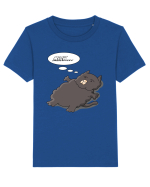 Pisica neagră obosită Meaw... Tricou mânecă scurtă  Copii Mini Creator