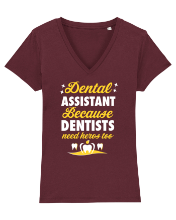 DENTAL ASSISTANT Burgundy