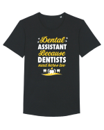 DENTAL ASSISTANT Tricou mânecă scurtă guler larg Bărbat Skater