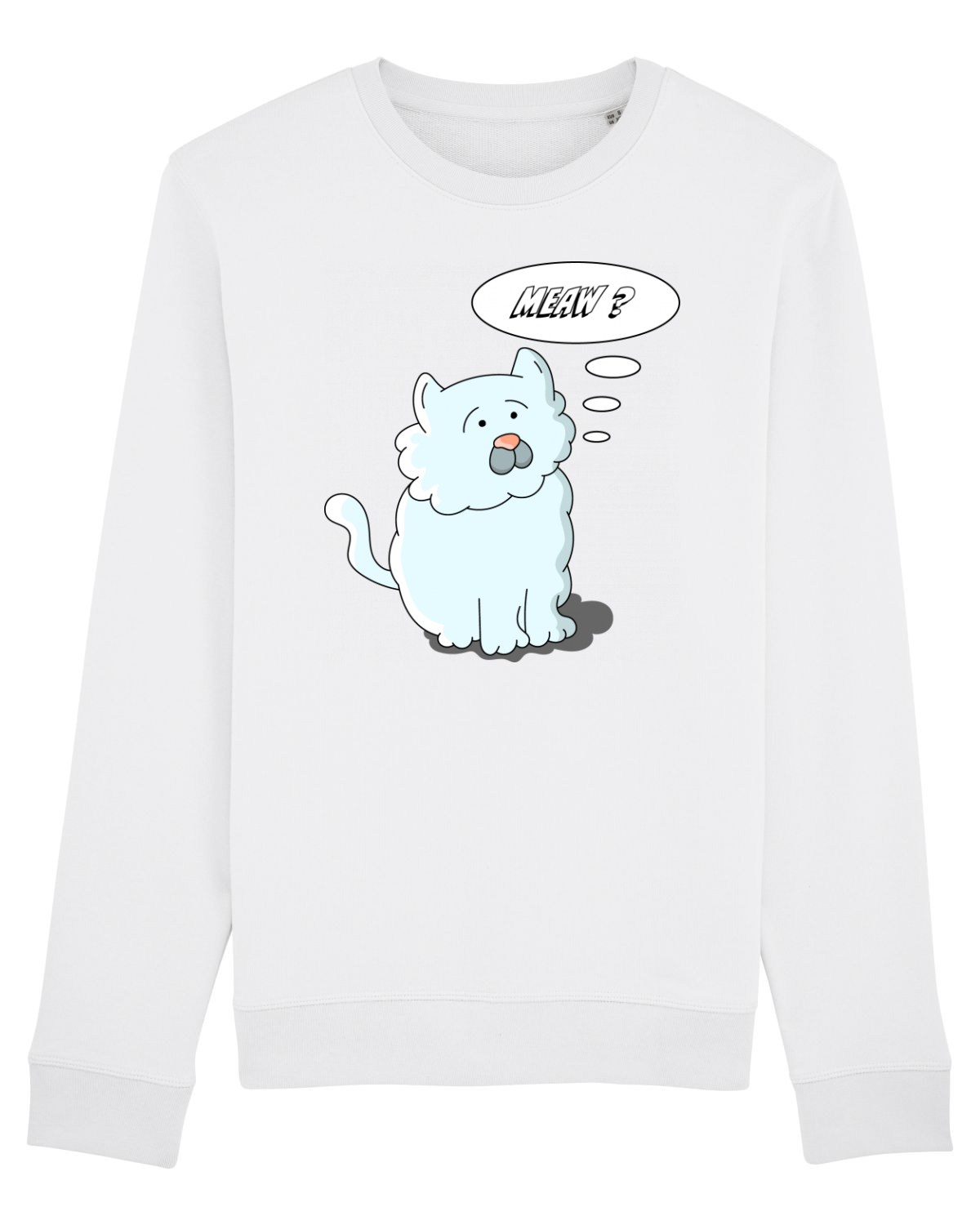 Bluză mânecă lungă Unisex Rise White